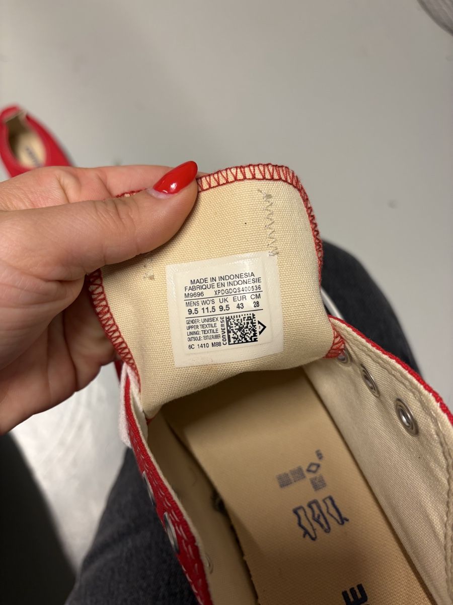 Converse Scarpe da uomo: Converse rot Gr. 43 – Nuovo (secondo la descrizione) da Frauenkappelen venduto da SSCN01 2