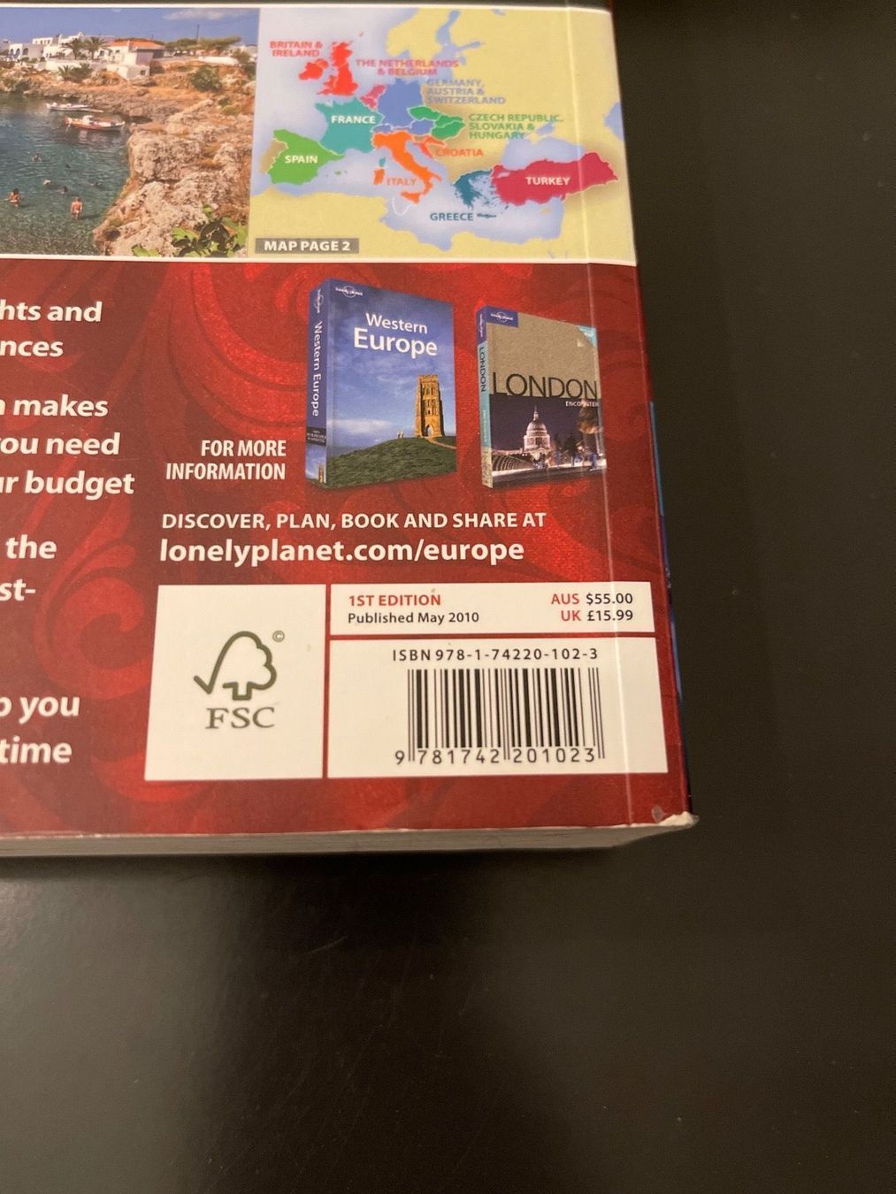 Libri: Lonely Planet Europe – Usato da Meisterschwanden venduto da GleMar 2