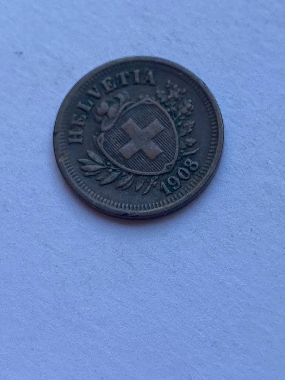 Toutes les monnaies: Schweiz 1 Rappen 1908 – D'occasion à Muralto par manueldisaba01 4