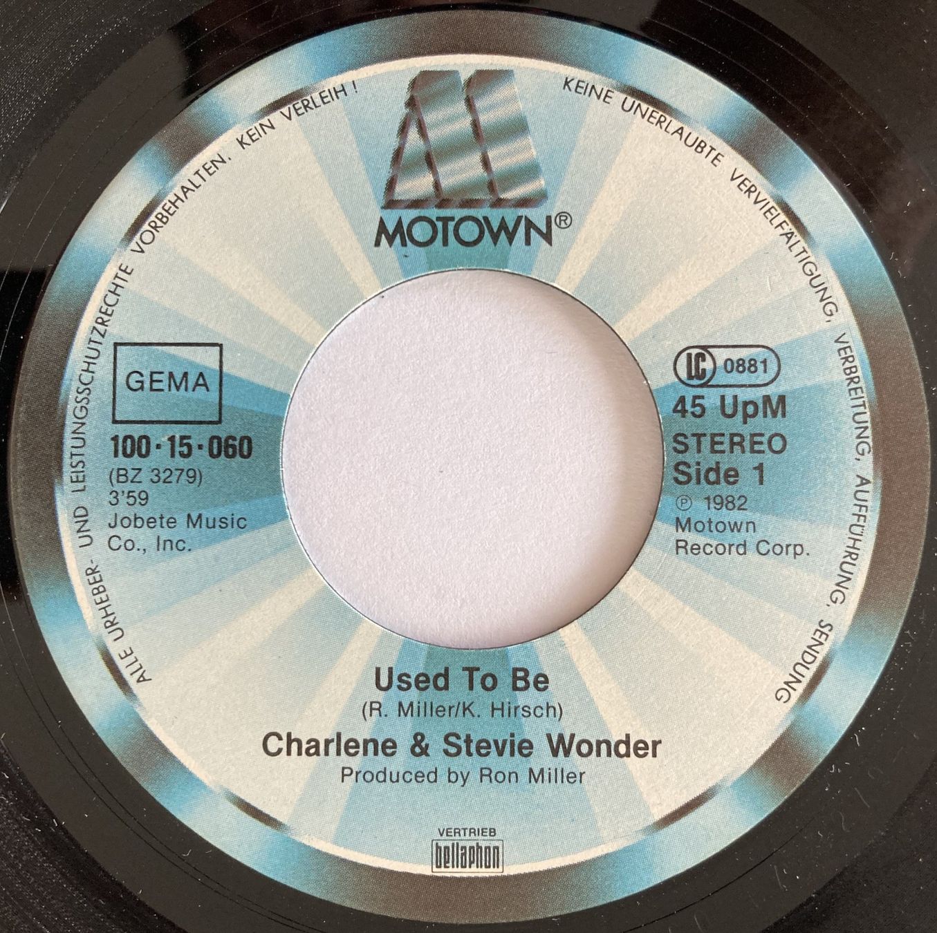 Dischi in vinile: CHARLENE & STEVIE WONDER - USED TO BE – Usato da Bottens venduto da hotter-than-hell 2