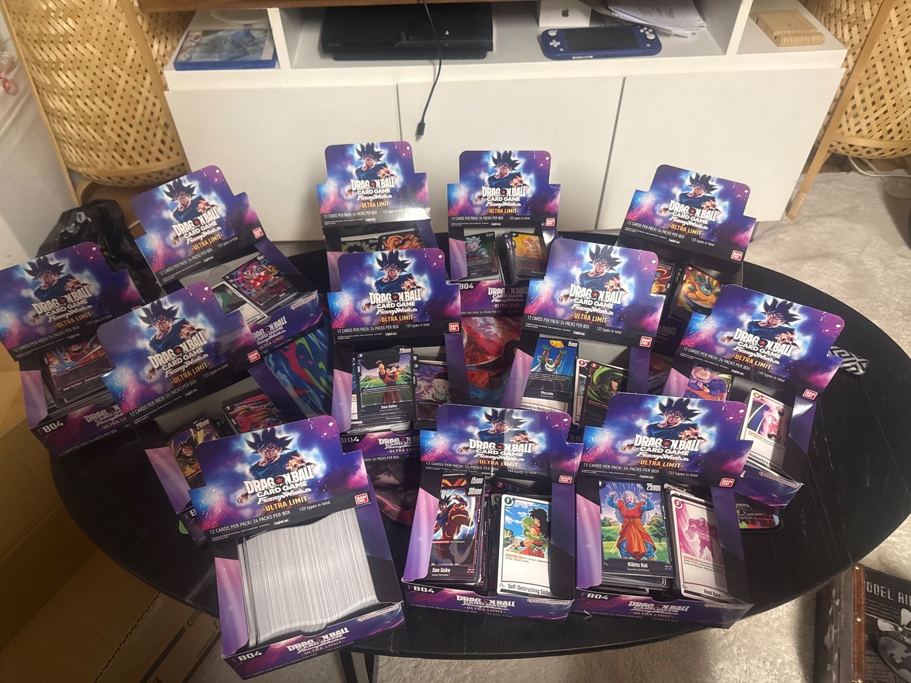 Bandai Carte collezionabili: Dragon Ball  12 Display geöffnet Bulk Karten – Usato da Müllheim Dorf venduto da gom_wv8k