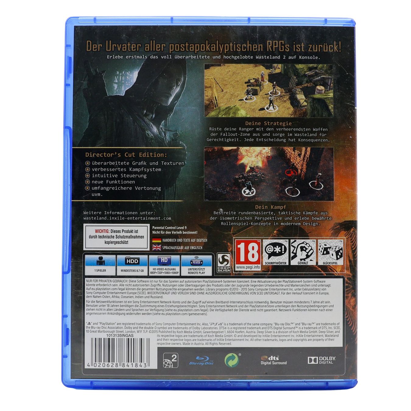 Spiele: Wasteland 2: Directors Cut - PS4 – Gebraucht aus Paudex von dindeboy 1