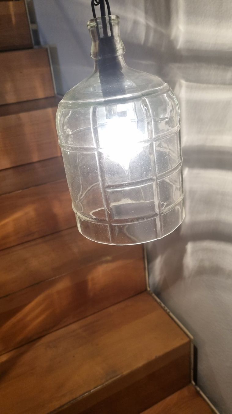 Lampade: Glas Flasche Hängelampe – Usato da Basel venduto da Jcva 7