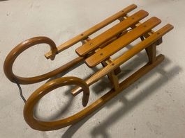 Schlitten, alter Hornschlitten in top Zustand