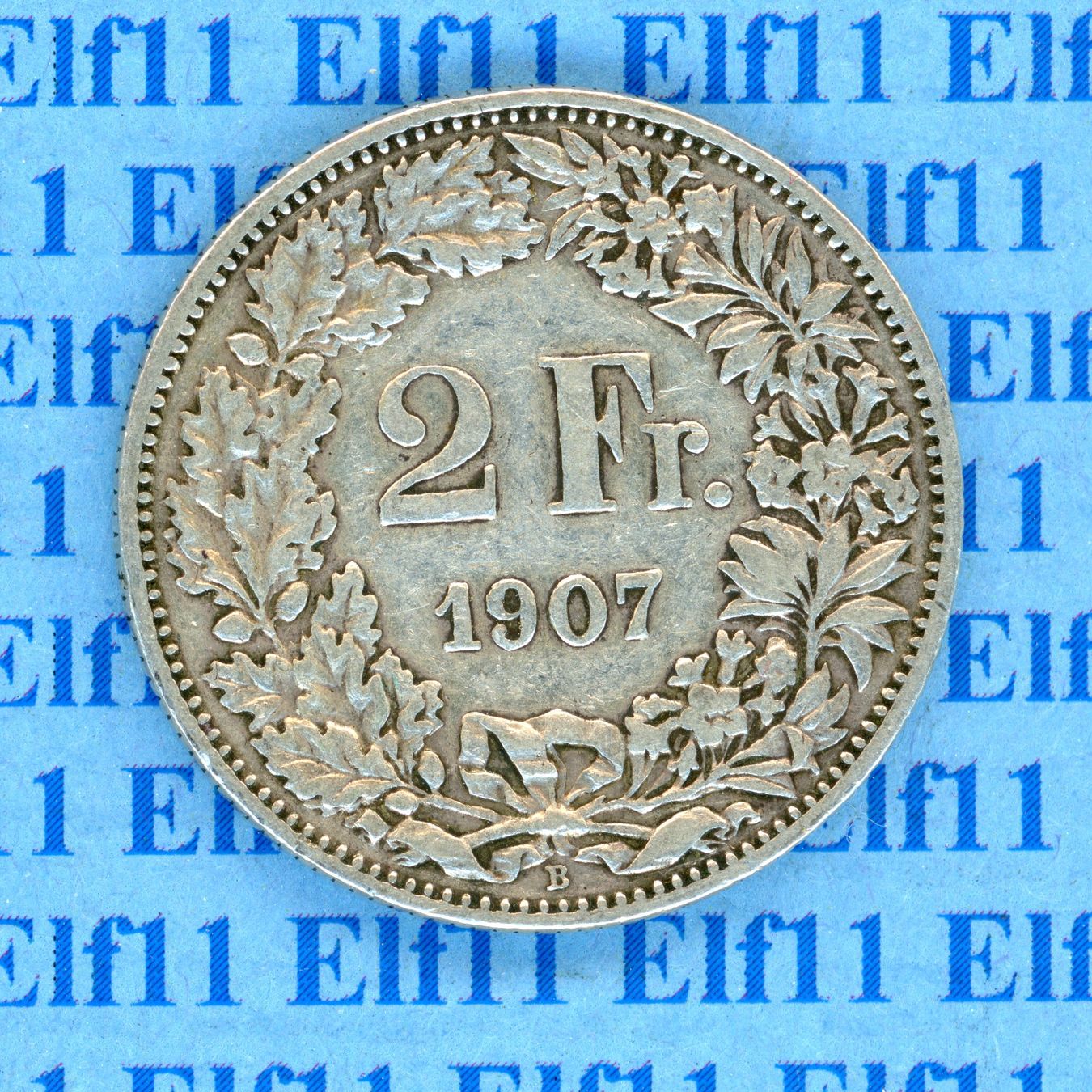 Tutti le monete: CHF___2.00 1907 ss 2 Franken – Usato da Widnau venduto da Elf11
