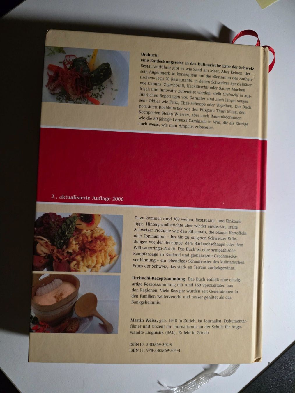 Libri: URCHUCHI - Martin Weiss - CH Restaurants Geschichte Gerichte – Nuovo (secondo la descrizione) da Walterswil BE venduto da Lonitti 2