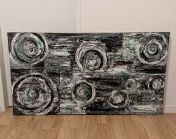 CC ART, CH Künstlerin, Acrylgemälde 65x120cm, auf Leinwand!