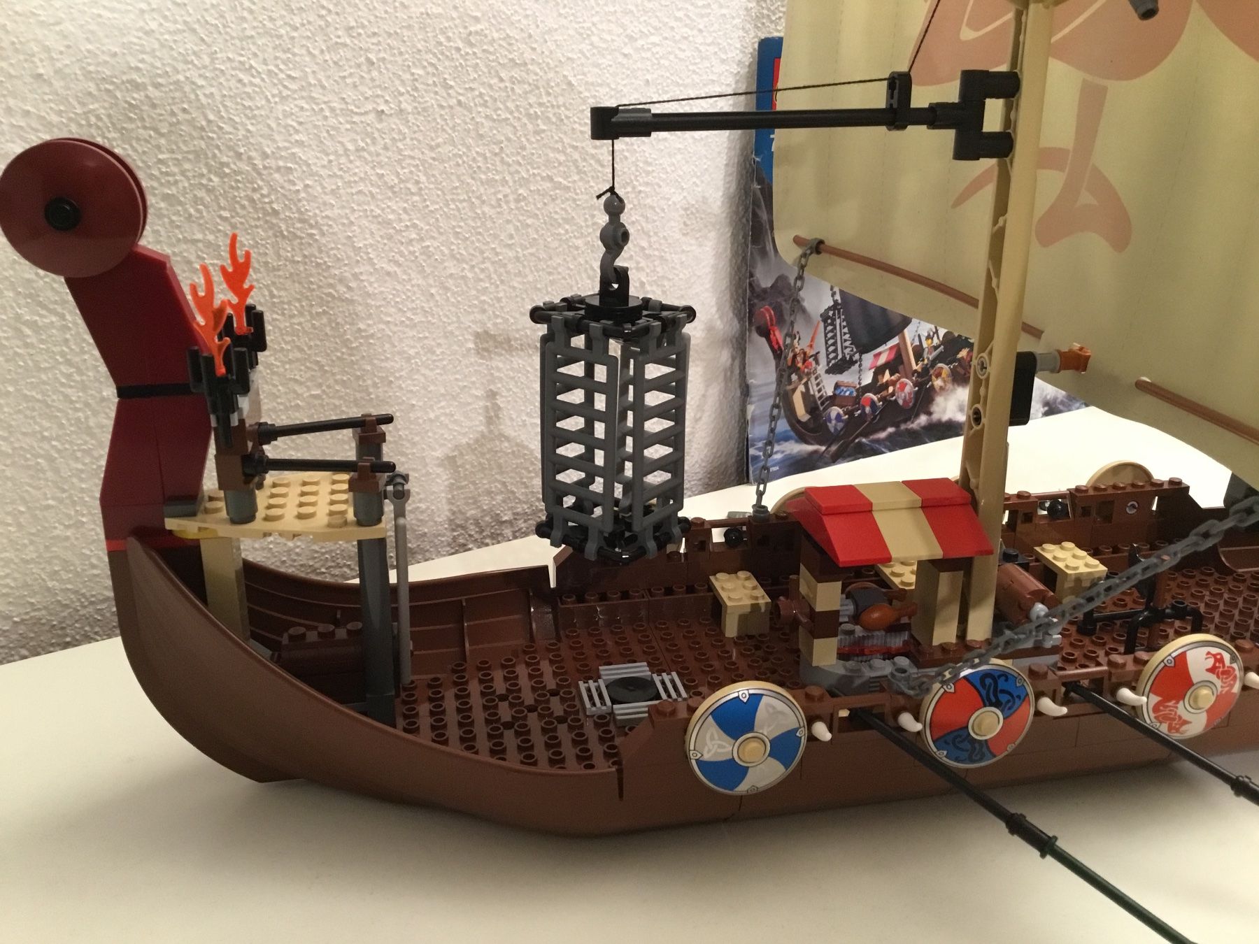 Lego Kit di costruzioni: Lego Vikings Viking Ship challenges the Midgard Serpent 7018 – Usato da Willisau venduto da BettyBond 7