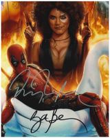 DEADPOOL 2 (CAST) - Grossfoto (20 x 25 cm) handsigniert COA