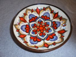 Keramik Schale Schüssel Vintage Handarbeit blumig