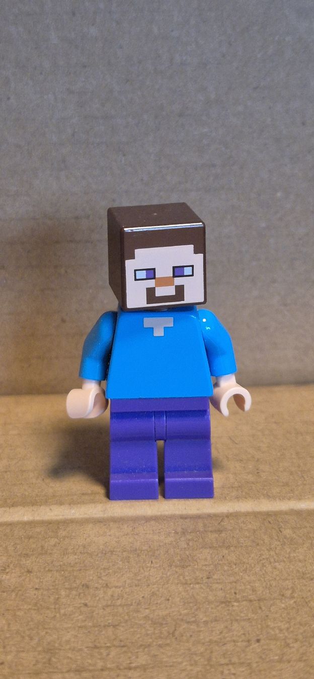 Lego Statuette: LEGO Minecraft Steve Minifigur – Usato da Montlingen venduto da dax_55zh
