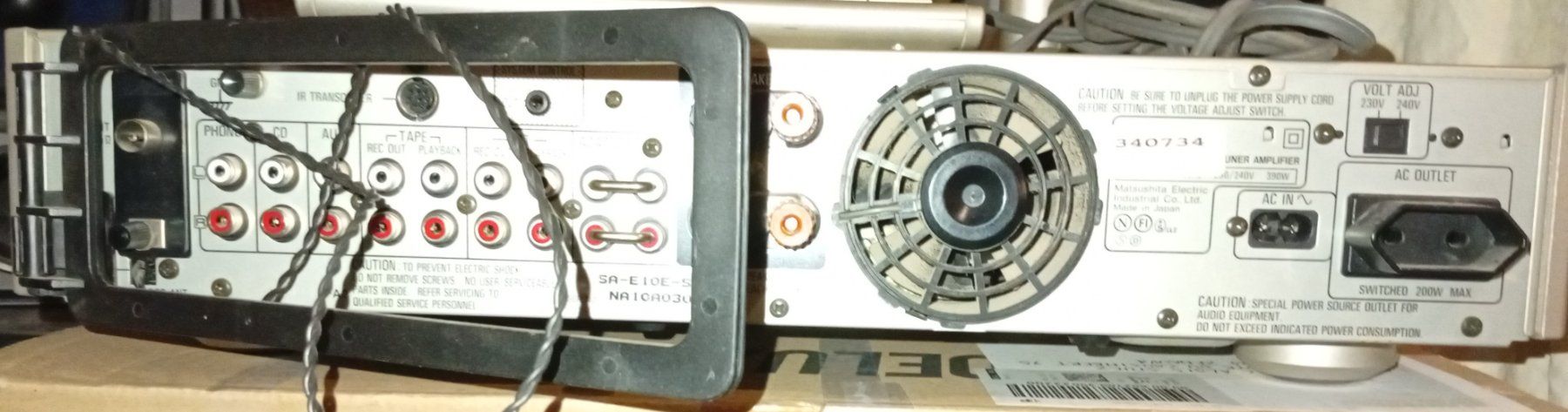 Technics Verstärker: Technis SA-E10 Stereo Tuner Amp. inkl. Fernbedienung – Defekt aus Zénauva von Alois6 3