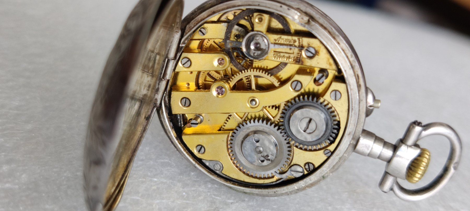 Orologi: Alt Taschenuhr 29.4mm mit Punze – Difettoso da Zürich venduto da sendbad 5