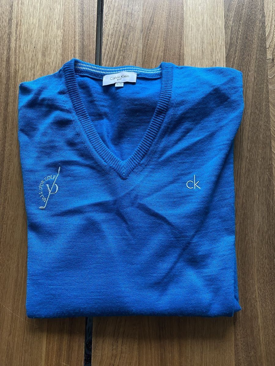 Calvin Klein Maglioni & Felpe: Calvin Klein Golfpullover Herren Gr. XL/TG blau – Usato da Bern venduto da mod18