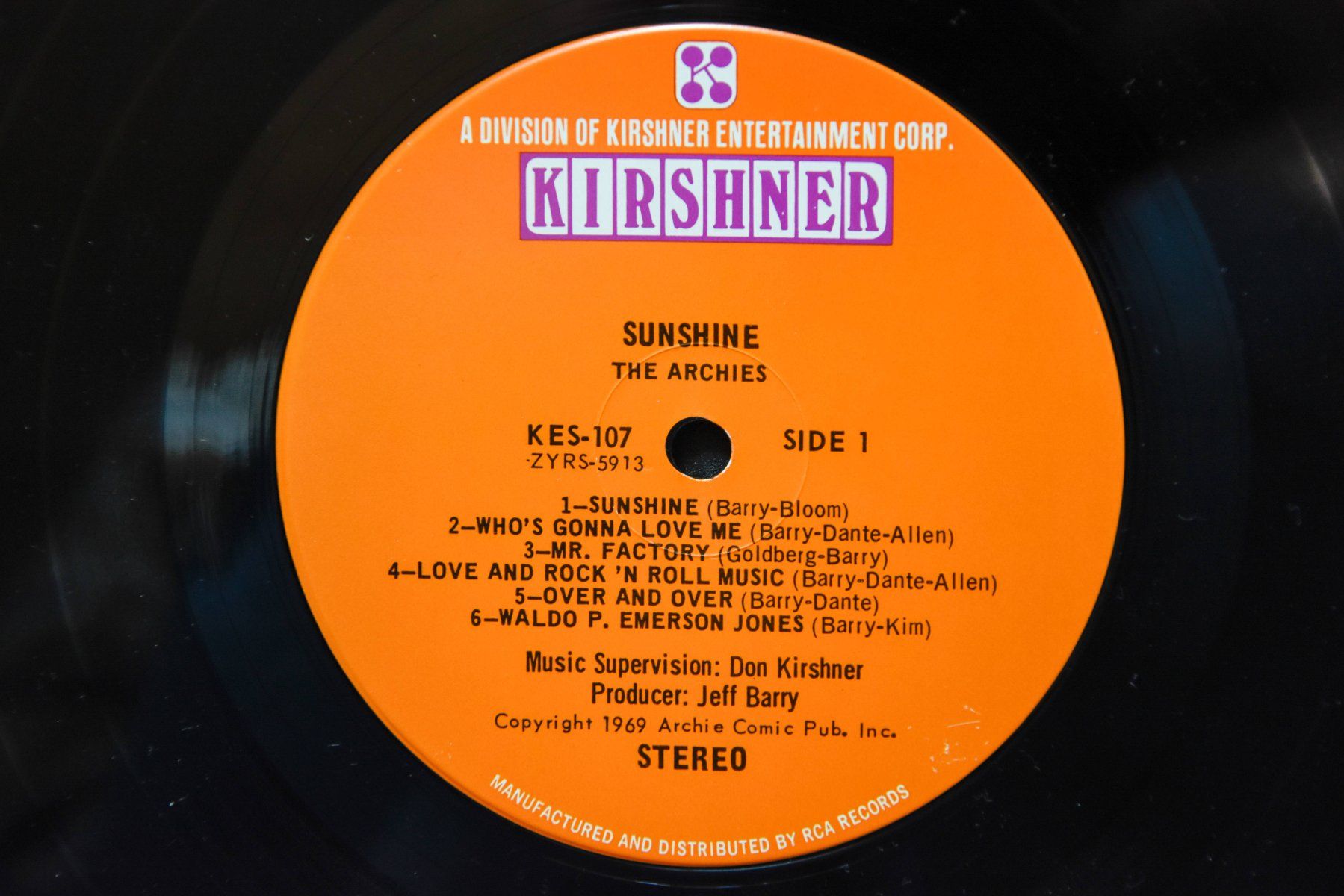 Dischi in vinile: The Archies - Sunshine – Usato da Belmont-sur-Yverdon venduto da ag97 2