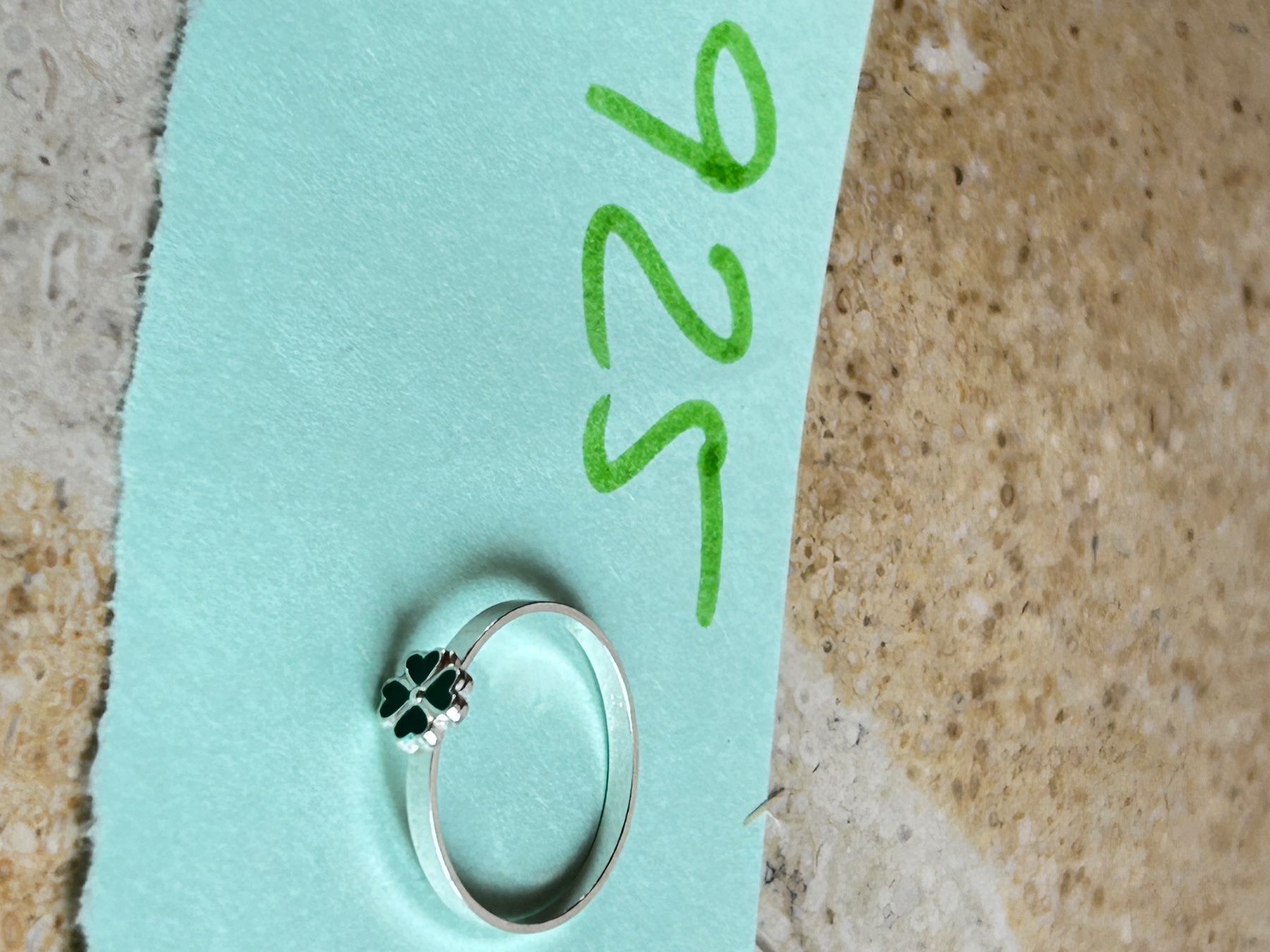 Ringe: Kinderring Kleeblatt (echt Silber) – Gebraucht aus Laufen von BelleForm 5