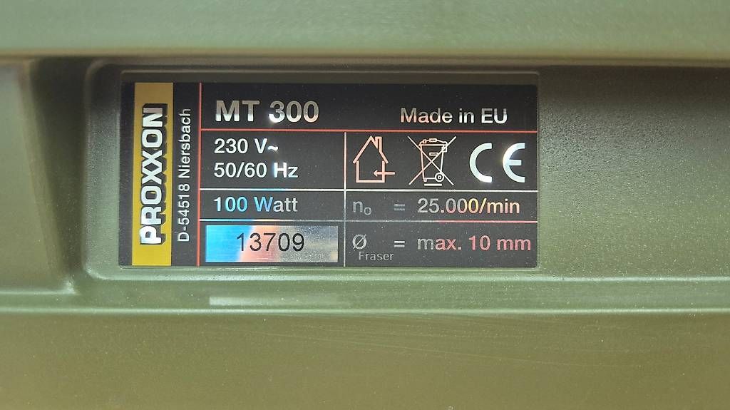 Alle Maschinen: Proxon MT300 Fräsmachine – Gebraucht aus Grosshöchstetten von HOR64 1