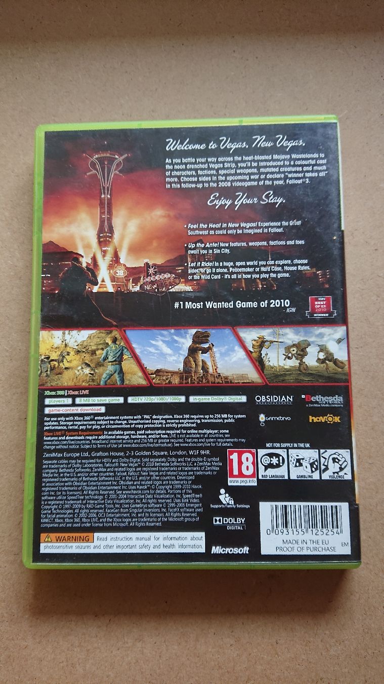 Giochi: Fallout New Vegas xbox 360 – Usato da Chur venduto da FreakofRarity 2