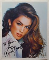 Cindy Crawford, signiertes Original-Autogramm, um 1992