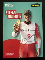 Signierte Autogrammkarte Stefan Rogentin Ski Alpin Schweizer