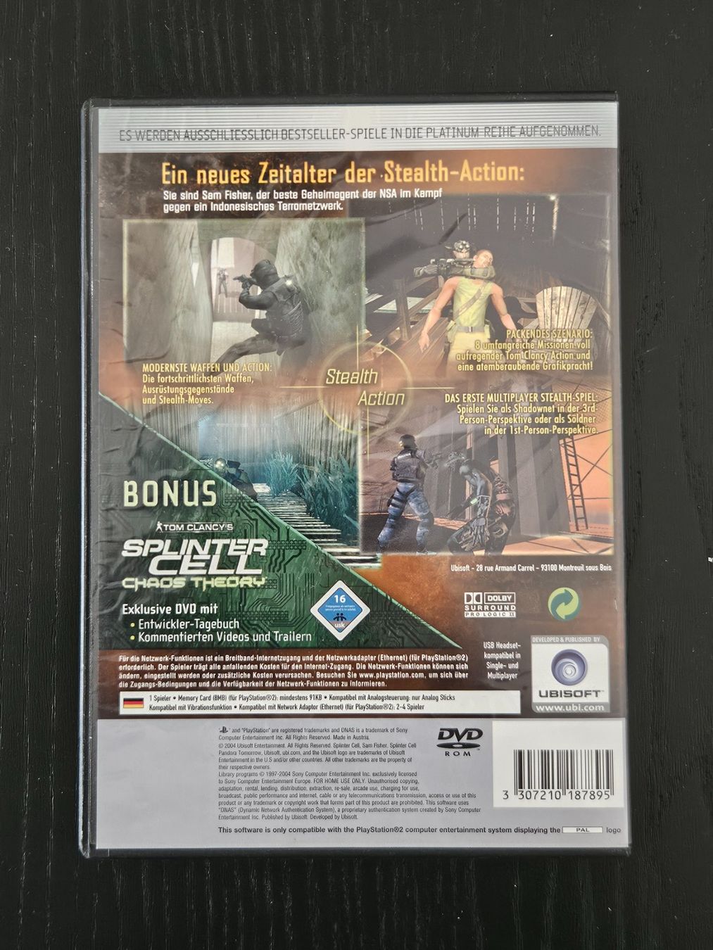 Sony Giochi: Tom Clancy's Splinter Cell Chaos Theory Teaser DVD – Usato da Zürich venduto da sodamnme 2