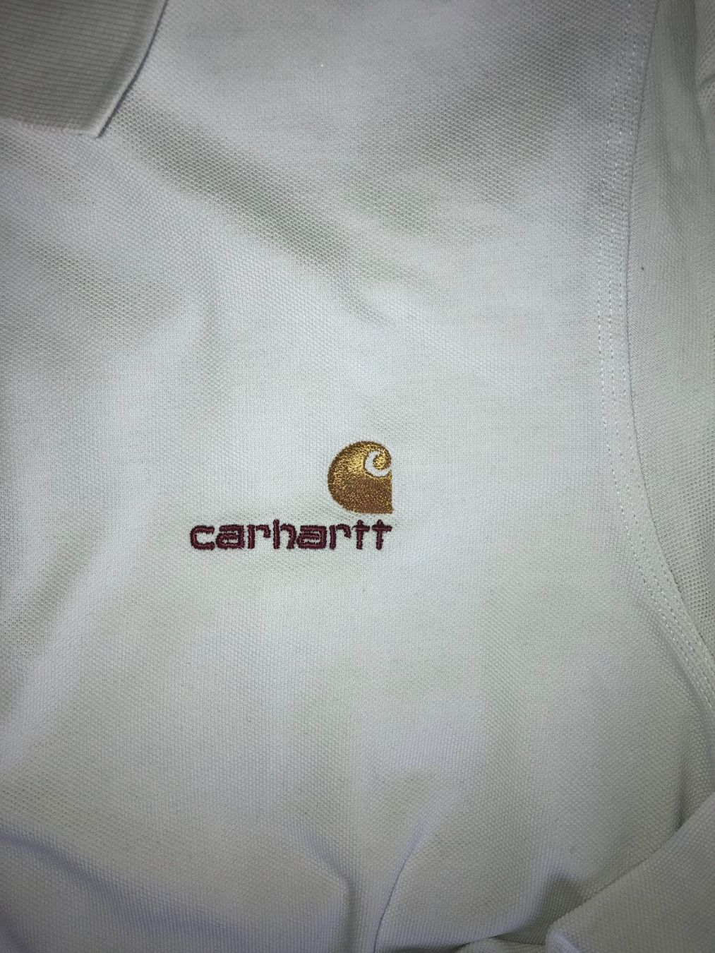 Carhartt Magliette Polo: pull polo carhartt blanc – Usato da Münsingen venduto da we_zo 3