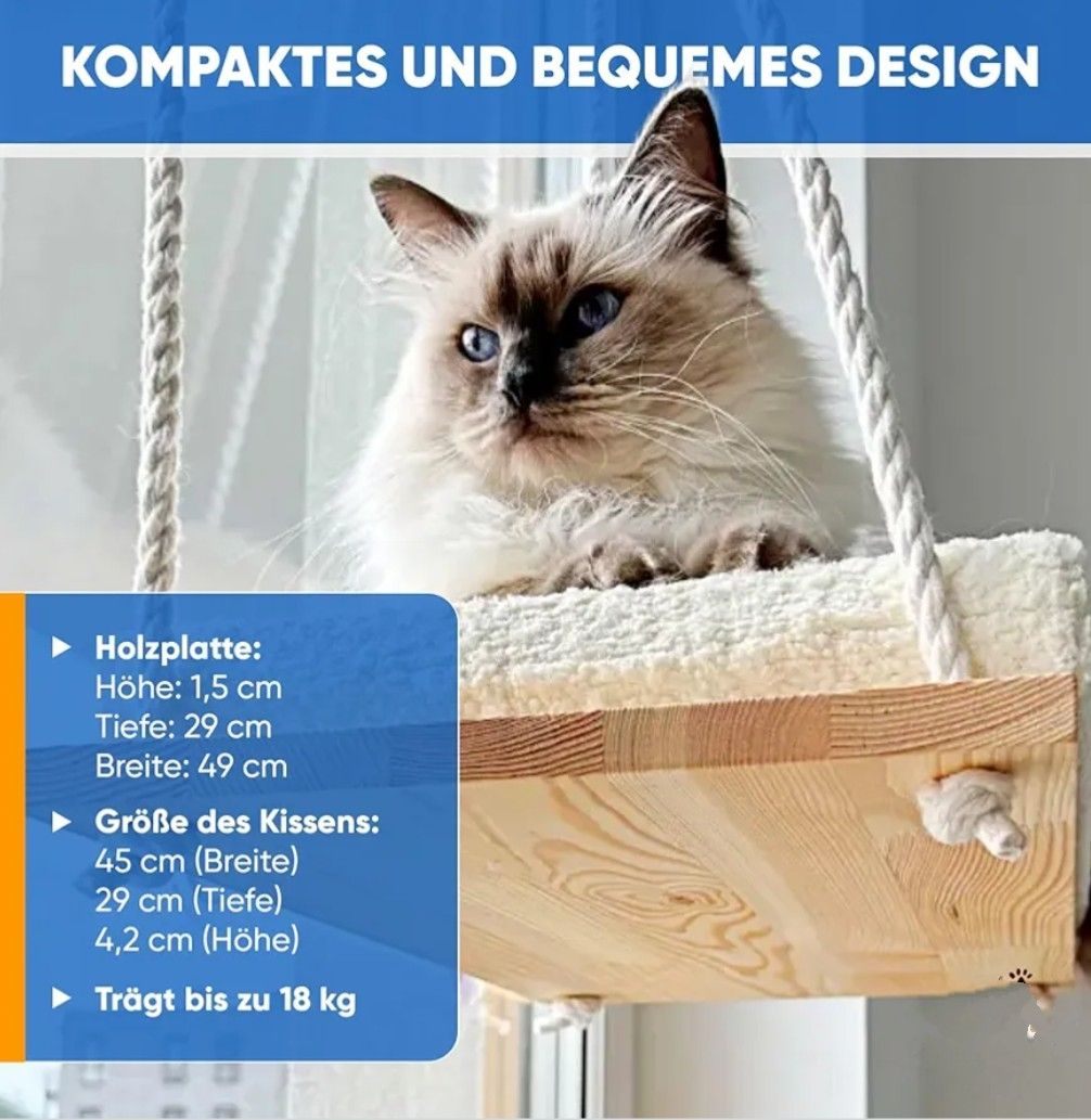 Cucce & Letti: Katzen Fensterliege – Nuovo e nell'imballaggio originale da Winterthur venduto da SwissPrime 2