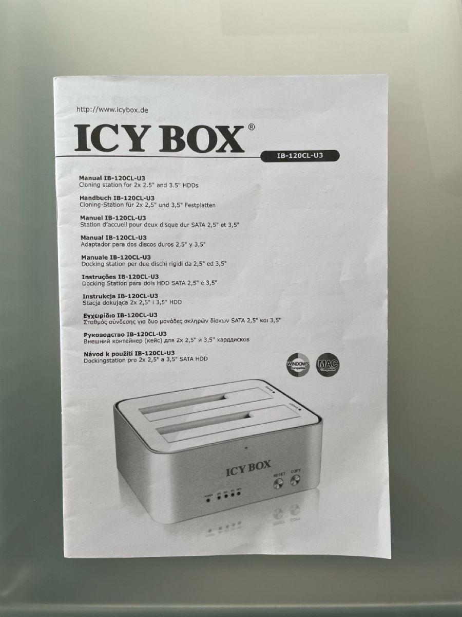 PC: SSD Kopiergerät ICY BOX – Usato da Walenstadt venduto da daniels1955 4