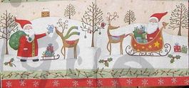 Serviette santa kommt 25x25 (w331) 2Stk.