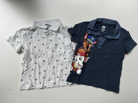 2 Shirts and 1 shorts, size 116