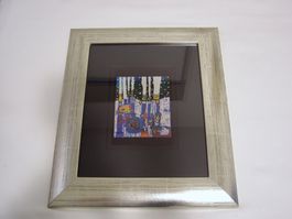Gerahmtes Bild -  Druck - Hundertwasser 32x40cm     *Winter*