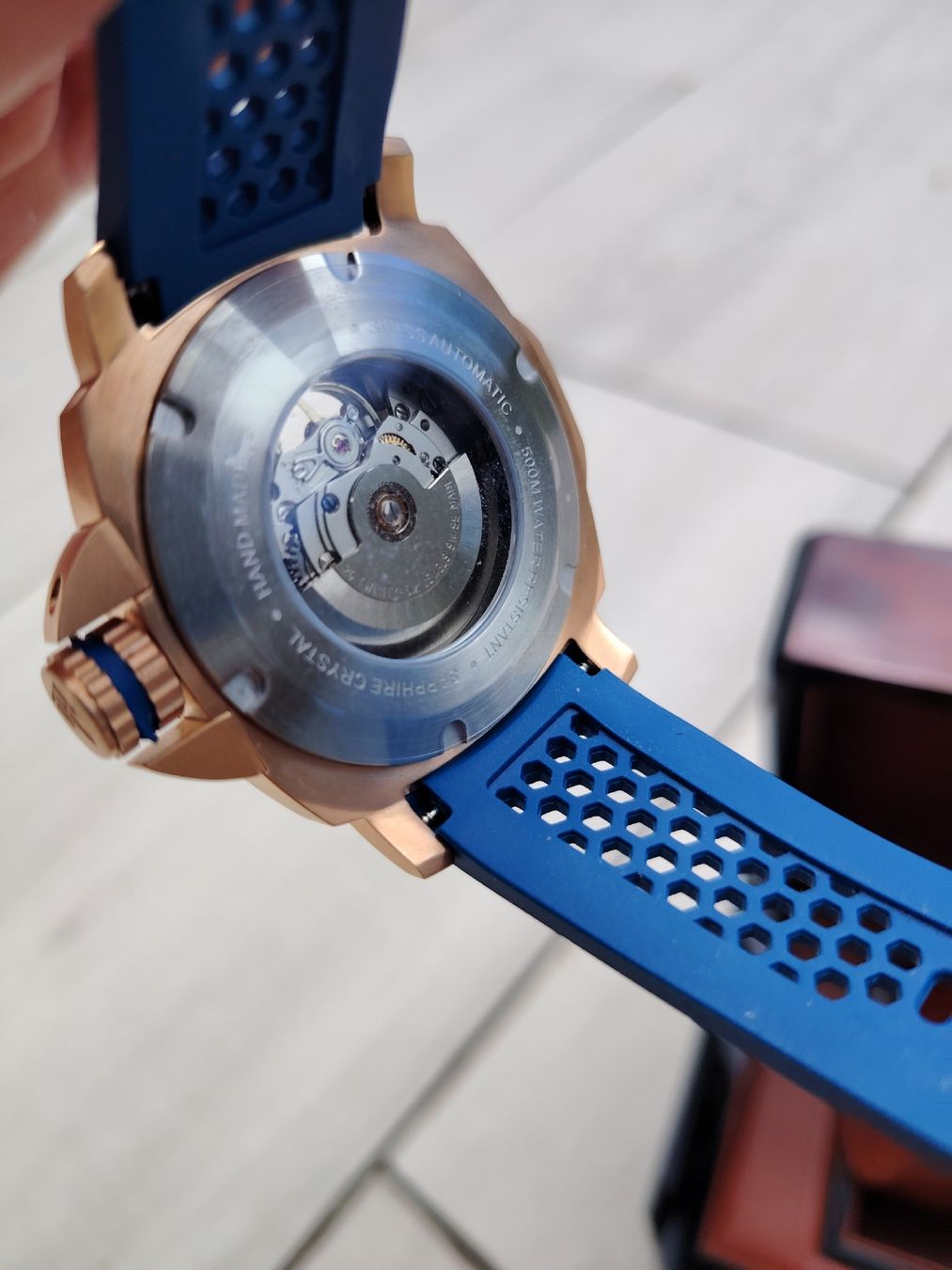 Helfer Orologi: Montre Helfer - Royal Blue Legacy – Nuovo e nell'imballaggio originale da Penthalaz venduto da Fever1 2