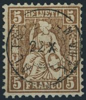 ZHS Altstetten - Zwergstempel Voll - Sitzende Helvetia