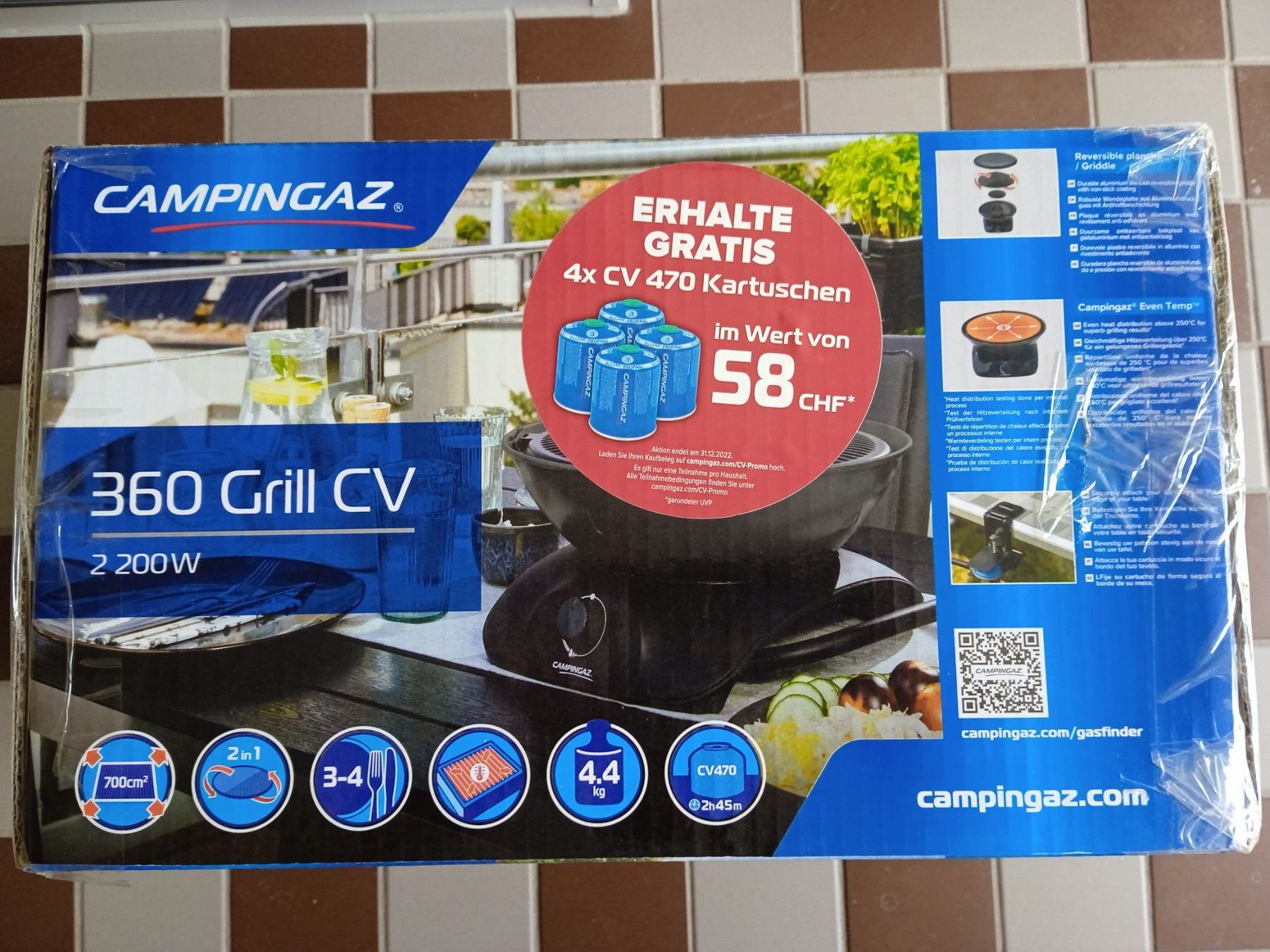 Gabbie, trasporto & Sicurezza: Campingaz Grill 360 CV // NEU – Nuovo e nell'imballaggio originale da Döttingen venduto da Schlei 1