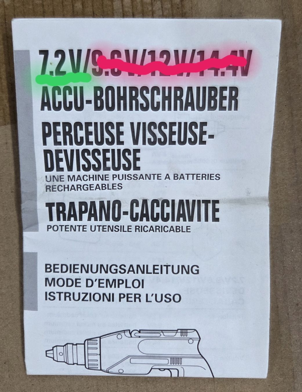 Perceuses: Akkuschrauber 7.2V 10MM Bohrfutter – Défectueux à Kirchberg SG par Bibsli 4