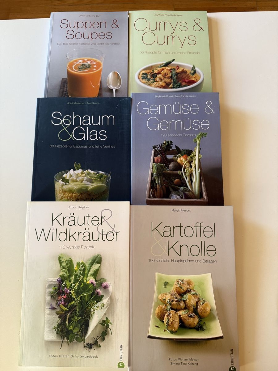 Bücher: 6 Kochbücher  – Neu (gemäss Beschreibung) aus Rehetobel von bodystyl