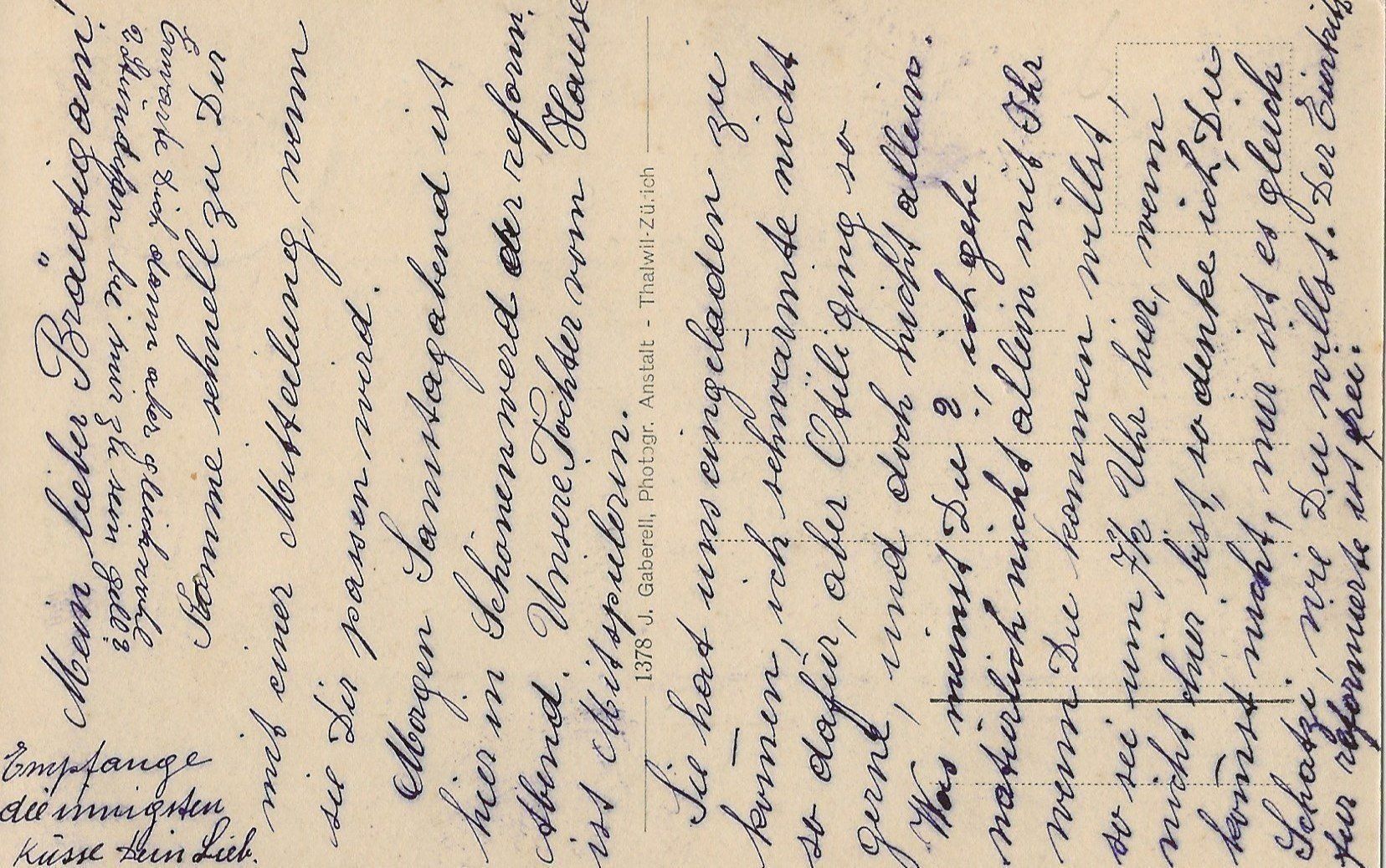 Cartoline postali: Vintage Gaberell, Wintersport, Ski – Usato da Frauenfeld venduto da Merk52 1