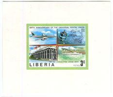 Block "Weltpostverein". Liberia