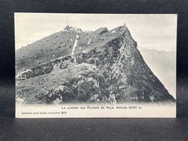Le sommet des Rochers de Naye. Altitude 2045m
