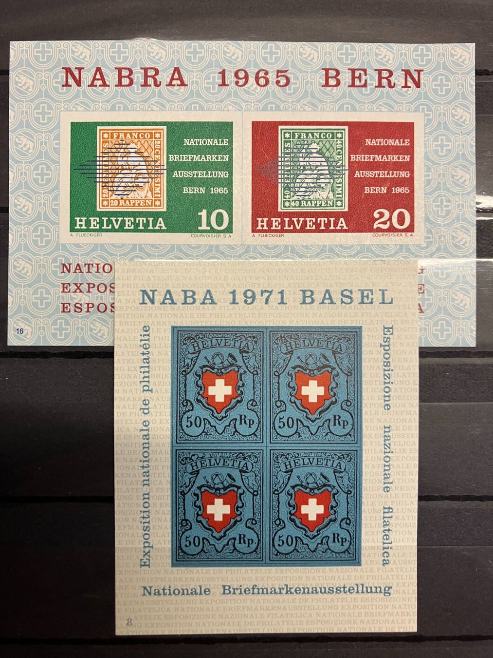 Tutti i francobolli: Sondermarken Nat. Briefmarkenausstellung, postfrisch – Nuovo (secondo la descrizione) da frauenfeld venduto da pieve02
