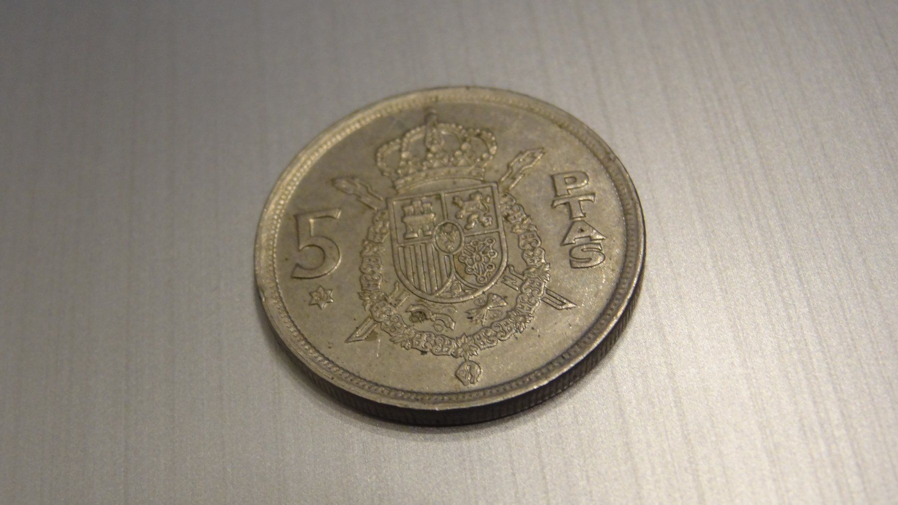 Tutti le monete: 1975 Spanien 5 PTAS – Usato da Olten venduto da pechsisa1 1
