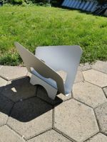Zeitungsständer /Altpapierständer silber