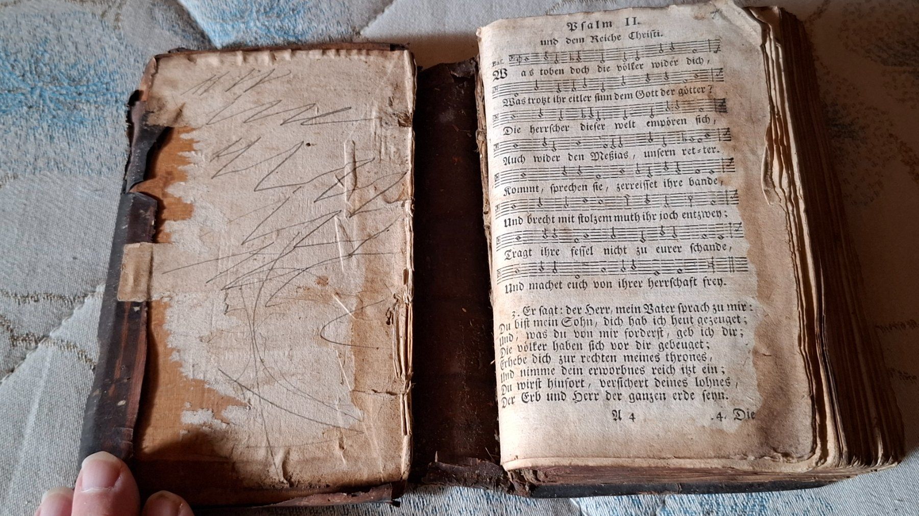Livres: Altes Buch Lieder und Psalmen – Défectueux à Lützelflüh-Goldb par Hugro1 1