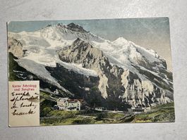 Alte Ansichtskarte Kleine Scheidegg & Jungfrau,