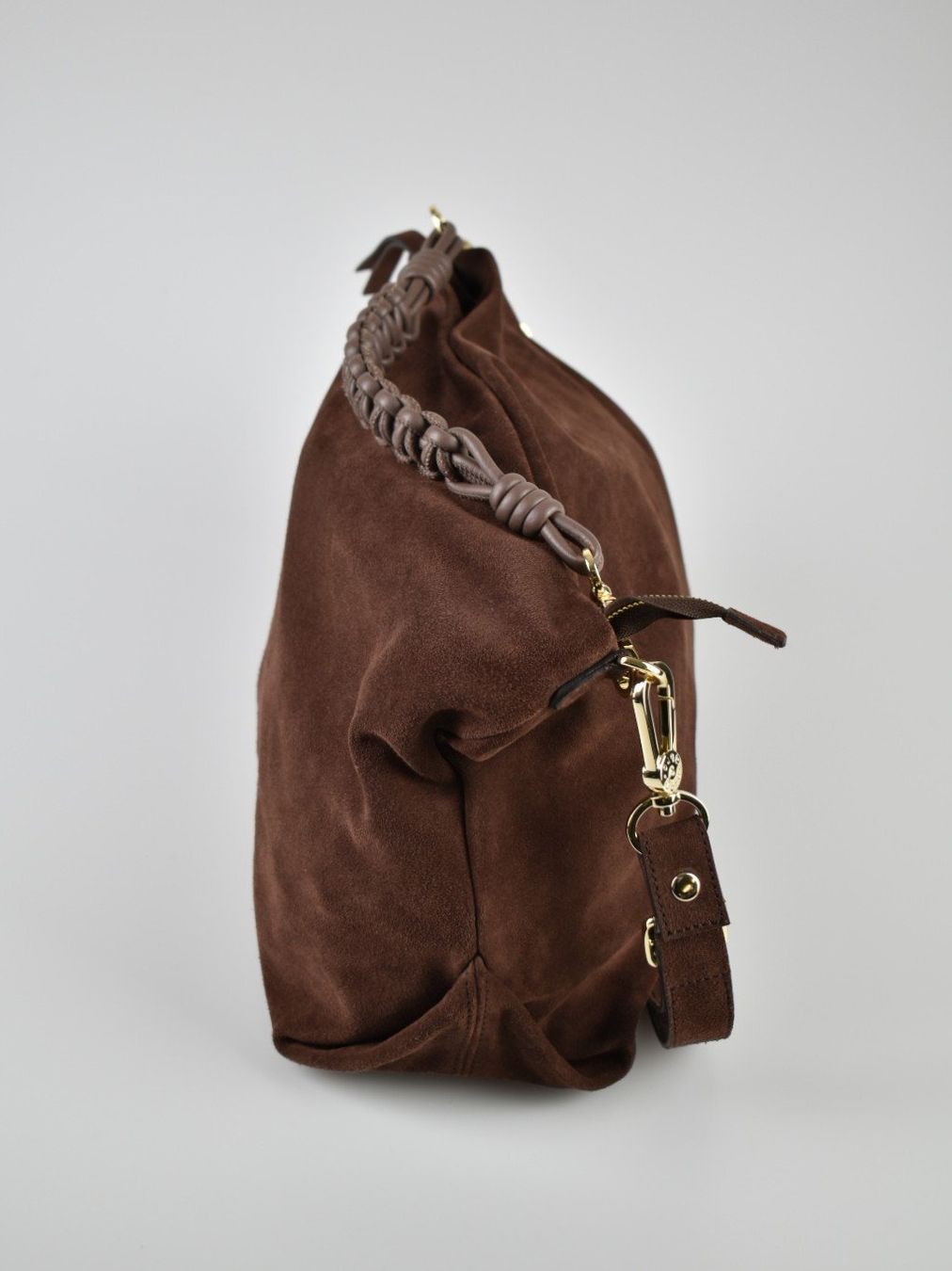 Abro Borse da donna: Abro Soley Handtasche, dunkelbraun, Wildleder – Usato da Nürensdorf venduto da 2ND_STORY 1
