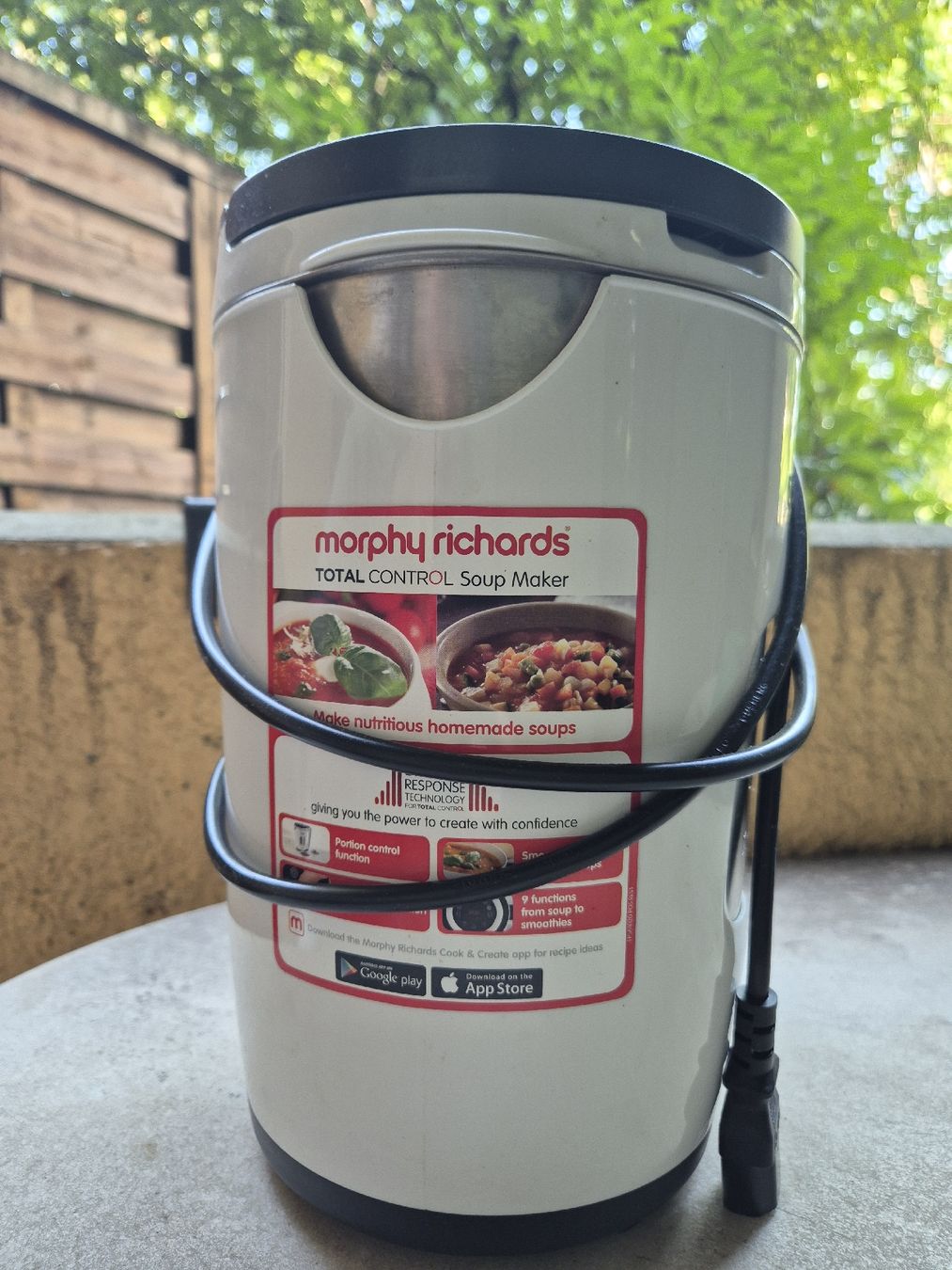 Elettrodomestici da cucina: Machine à soupe Morphy Richards Total Control blanc – Usato da Lausanne venduto da mly_j8yp