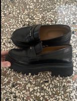 Maje Leather Platform Loafers – Grösse 38