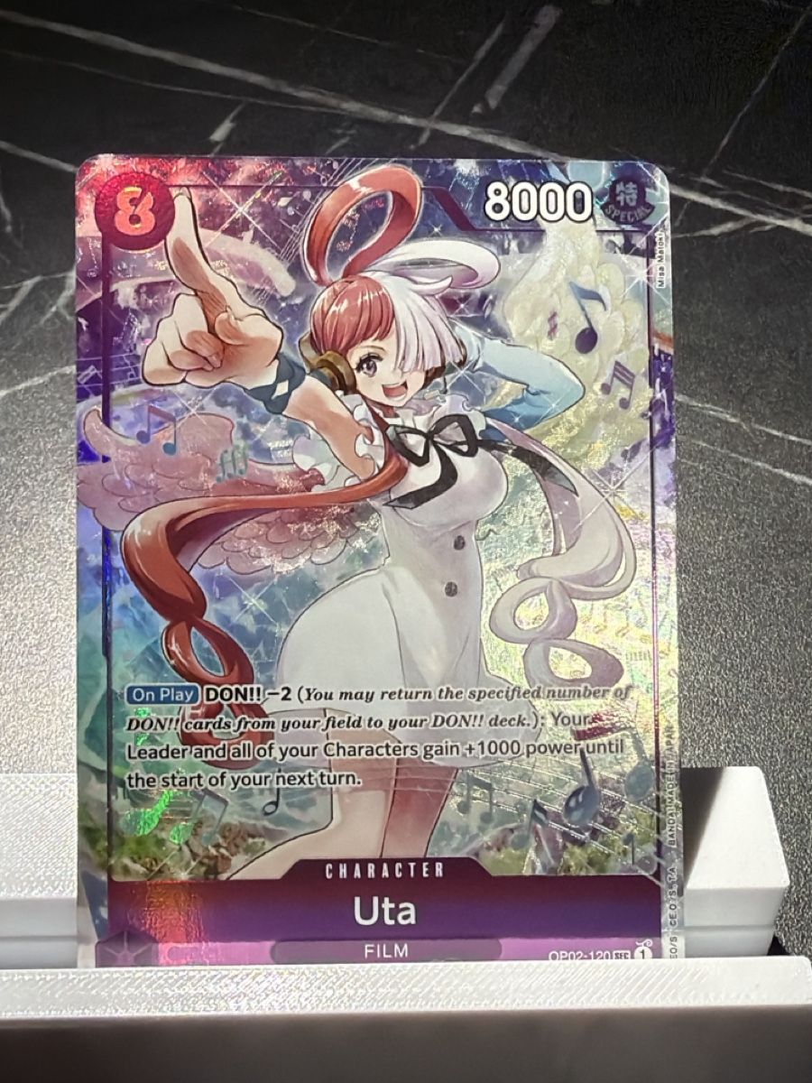Bandai Carte collezionabili: One Piece OP02-120 Uta, Englisch – Nuovo (secondo la descrizione) da St. Gallen venduto da cambitcg