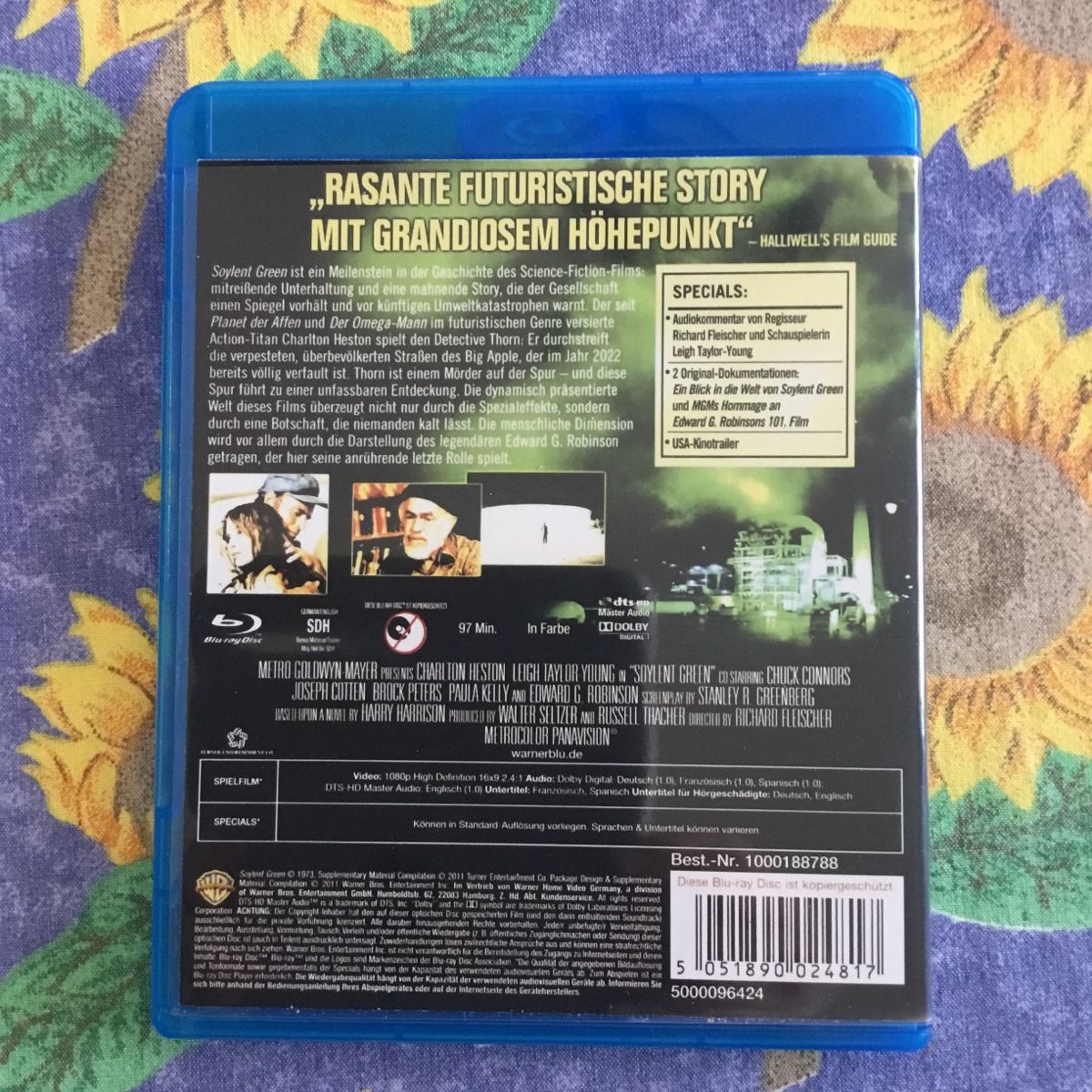 Tutti i DVDs: Soylent Green Blu Ray – Nuovo (secondo la descrizione) da Blauen venduto da berlingo65 1