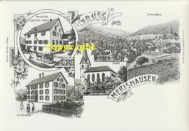 Merishausen, (SH)   - ( Litho um 1900)
